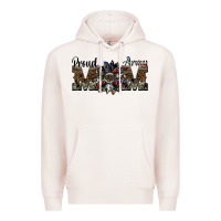 Pale Pink proud army mom Premium Hoodie - SublimationCraftShop
