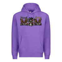 Purple proud army mom Premium Hoodie - SublimationCraftShop
