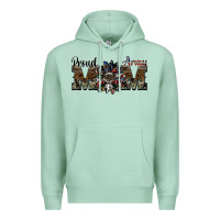 Seafoam proud army mom Premium Hoodie - SublimationCraftShop