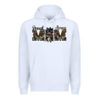White proud army mom Premium Hoodie - SublimationCraftShop