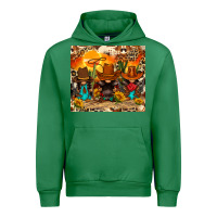 Emerald western gnomies Urban Hoodie - FaDigitalArtStudio
