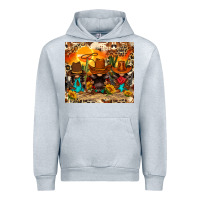 Heather Grey western gnomies Urban Hoodie - FaDigitalArtStudio