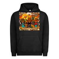 Pigment Black western gnomies Urban Hoodie - FaDigitalArtStudio