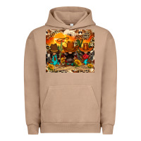 Pigment Burro western gnomies Urban Hoodie - FaDigitalArtStudio