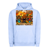 Pigment Grape Ice western gnomies Urban Hoodie - FaDigitalArtStudio