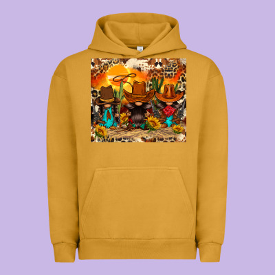 Western Gnomies Urban Hoodie Designed By Fadigitalartstudio