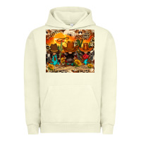 Pigment Pistachio western gnomies Urban Hoodie - FaDigitalArtStudio