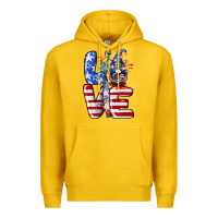 Love 4th Of July With Gnomes 4th Of July Premium Hoodie | Teevron