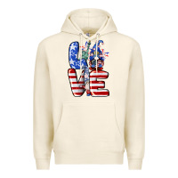 Tofu Love 4th of July with gnomes 4th of july Premium Hoodie - CowGirlArtShop