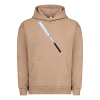 Pigment Burro white wooden softball bat Urban Hoodie - FaDigitalArtStudio