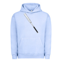 Pigment Grape Ice white wooden softball bat Urban Hoodie - FaDigitalArtStudio