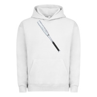 Pigment Lunar Rock white wooden softball bat Urban Hoodie - FaDigitalArtStudio