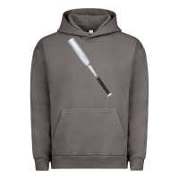 Pigment Tornado white wooden softball bat Urban Hoodie - FaDigitalArtStudio