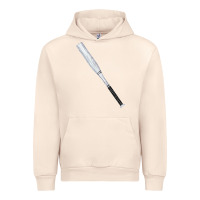 Sandshell white wooden softball bat Urban Hoodie - FaDigitalArtStudio
