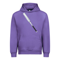 Tulip white wooden softball bat Urban Hoodie - FaDigitalArtStudio