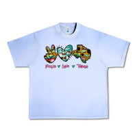 Grape Ice Peace Love Texas Urban Heavy Tee - RanaPortraitStore