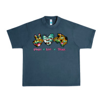 Midnight Navy Peace Love Texas Urban Heavy Tee - RanaPortraitStore