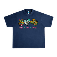 Navy Peace Love Texas Urban Heavy Tee - RanaPortraitStore