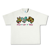 Pistachio Peace Love Texas Urban Heavy Tee - RanaPortraitStore
