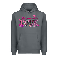 Rock all you need is love valentine's day Premium Hoodie - FaDigitalArtStudio