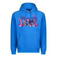 True Royal all you need is love valentine's day Premium Hoodie - FaDigitalArtStudio