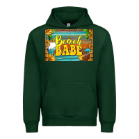 Forest Green beach babe skinny metal can holder Urban Hoodie - HRA Design Shop
