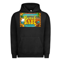 Pigment Black beach babe skinny metal can holder Urban Hoodie - HRA Design Shop