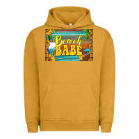 Pigment Peanut Butter beach babe skinny metal can holder Urban Hoodie - HRA Design Shop