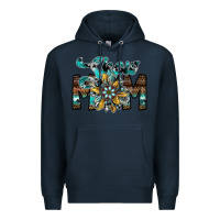 Navy show mom Premium Hoodie - SublimationCraftShop