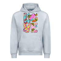 Heather Grey Love Easter Urban Hoodie - Neo Western