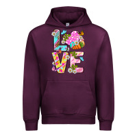 Mauve Wine Love Easter Urban Hoodie - Neo Western