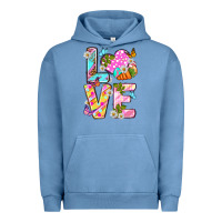 Pigment Pebble Blue Love Easter Urban Hoodie - Neo Western