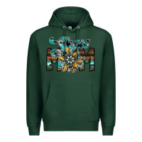 Sports Green show mom Premium Hoodie - SublimationCraftShop