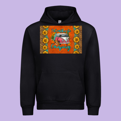 I'd Rather Be Camping Skinny Metal Can Holder Urban Hoodie Designed By Hra Design Shop