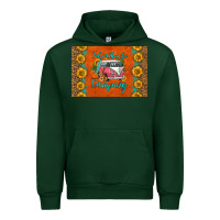 Forest Green i'd rather be camping skinny metal can holder Urban Hoodie - HRA Design Shop
