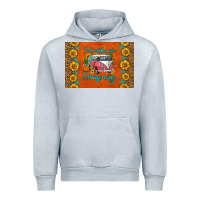 Heather Grey i'd rather be camping skinny metal can holder Urban Hoodie - HRA Design Shop