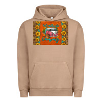 Pigment Burro i'd rather be camping skinny metal can holder Urban Hoodie - HRA Design Shop