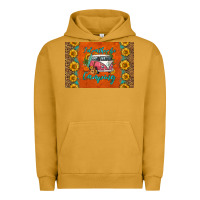 Pigment Peanut Butter i'd rather be camping skinny metal can holder Urban Hoodie - HRA Design Shop