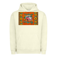 Pigment Pistachio i'd rather be camping skinny metal can holder Urban Hoodie - HRA Design Shop