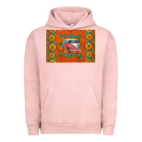 Pigment Salmon i'd rather be camping skinny metal can holder Urban Hoodie - HRA Design Shop