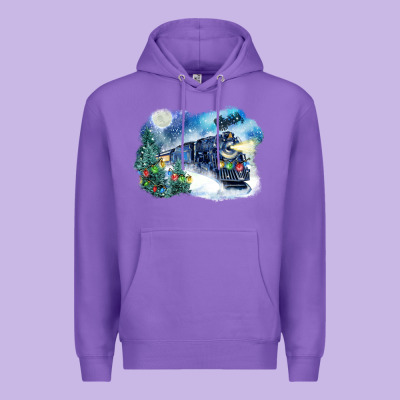 Polar Express Winter Premium Hoodie Designed By Fadigitalartstudio