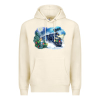 Tofu polar express winter Premium Hoodie - FaDigitalArtStudio