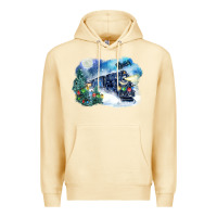 Pina Colada polar express winter Premium Hoodie - FaDigitalArtStudio