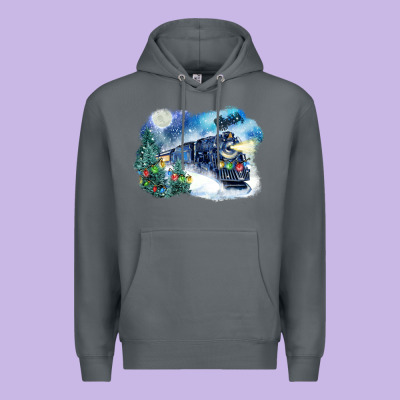 Polar Express Winter Premium Hoodie Designed By Fadigitalartstudio