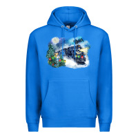 True Royal polar express winter Premium Hoodie - FaDigitalArtStudio