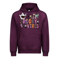 Mauve Wine spooky vibes Urban Hoodie - CowhideDigitalArt