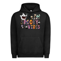 Pigment Black spooky vibes Urban Hoodie - CowhideDigitalArt