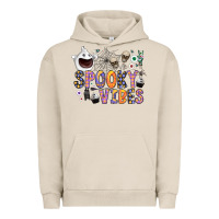 Pigment French Oak spooky vibes Urban Hoodie - CowhideDigitalArt