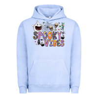 Pigment Grape Ice spooky vibes Urban Hoodie - CowhideDigitalArt