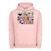 Pigment Salmon spooky vibes Urban Hoodie - CowhideDigitalArt